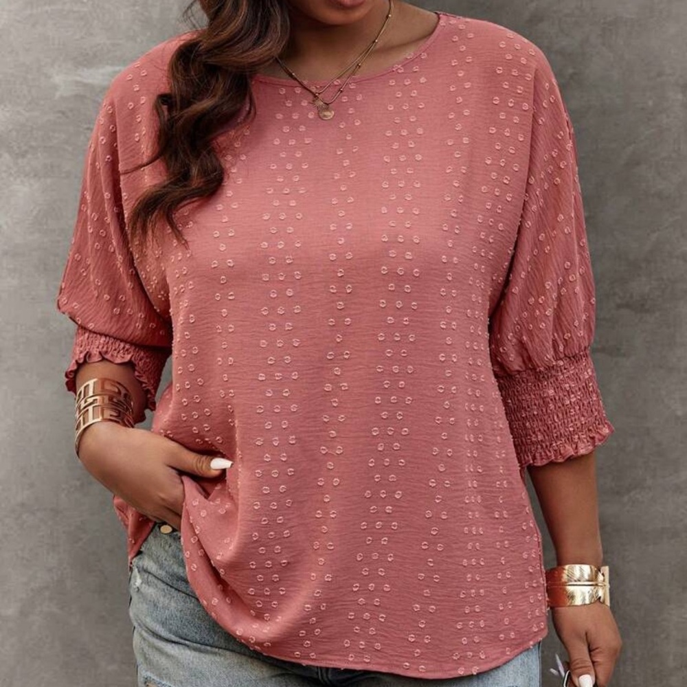 SHEIN Pink Blouse Chic Top